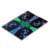 Carnet Conception fractale de plasma électrique futuriste (Côté gauche)
