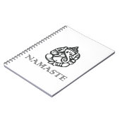 Carnet Conception fraîche B/W de Namaste Ganesh (Côté gauche)