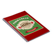 Carnet Conception fraîche d'affiche de rétro ferme (Côté Droit)