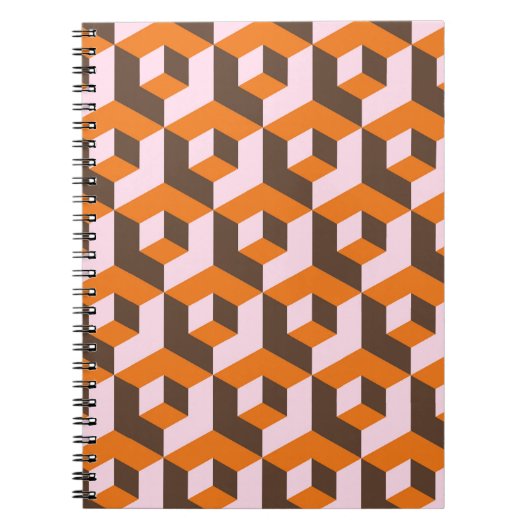 Carnet Conception géométrique Abstraite et transparente. (Devant)