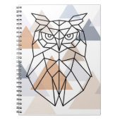 Carnet Conception géométrique de hibou (Devant)