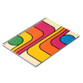 Carnet Conception géométrique de style rétro années 70 Mo (Côté gauche)