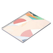 Carnet Conception géométrique Pastel Abstrait (Côté gauche)