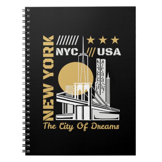 Carnet Conception graphique de voyage de la skyline de Ne (Devant)