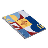 Carnet conception graphique d'oeuvre d'art numérique de m (Côté Droit)