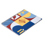Carnet conception graphique d'oeuvre d'art numérique de m (Côté gauche)