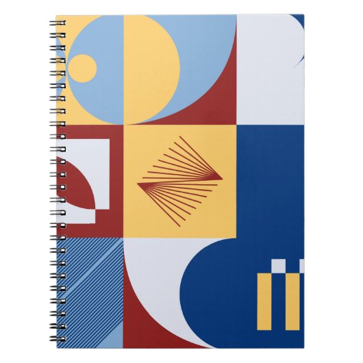 Carnet conception graphique d'oeuvre d'art numérique de m (Devant)