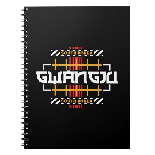 Carnet Conception graphique urbaine moderne de Gwangju en (Devant)