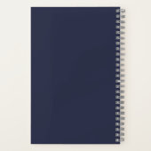 Carnet Conception gris foncé personnalisée Ajouter une ph (Verso)