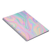 Carnet Conception iridescente liquide de couleur de (Côté Droit)