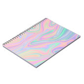 Carnet Conception iridescente liquide de couleur de (Côté gauche)