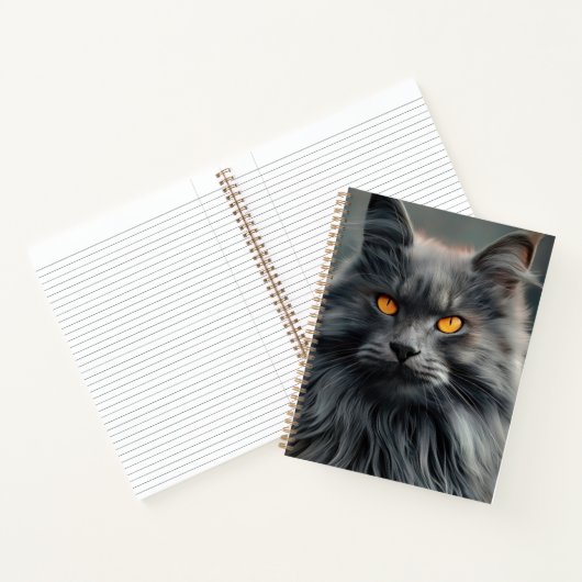 Carnet Conception majestueuse de portraits de chats long- (Intérieur)