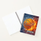 Carnet Conception moderne Cool de basket-ball eau et glac (Intérieur)