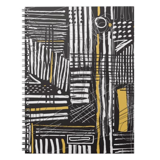 Carnet Conception motif Abstraite et créative, transparen (Devant)