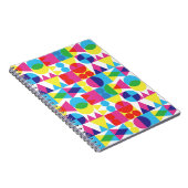Carnet Conception motif géométrique Abstraite et colorée. (Côté Droit)