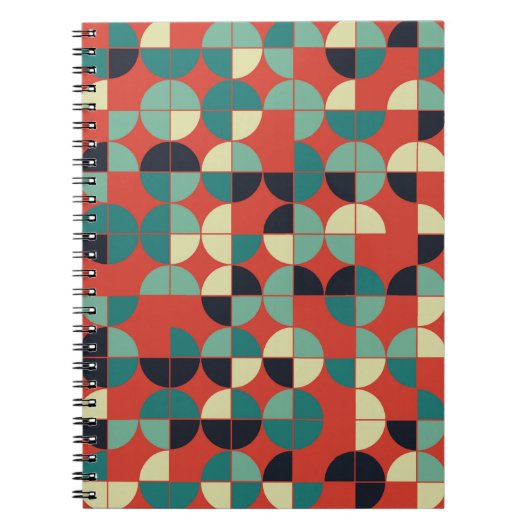Carnet conception motif géométrique transparente (Devant)