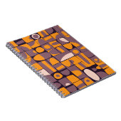 Carnet Conception motif transparente avec bracelet géomét (Côté Droit)