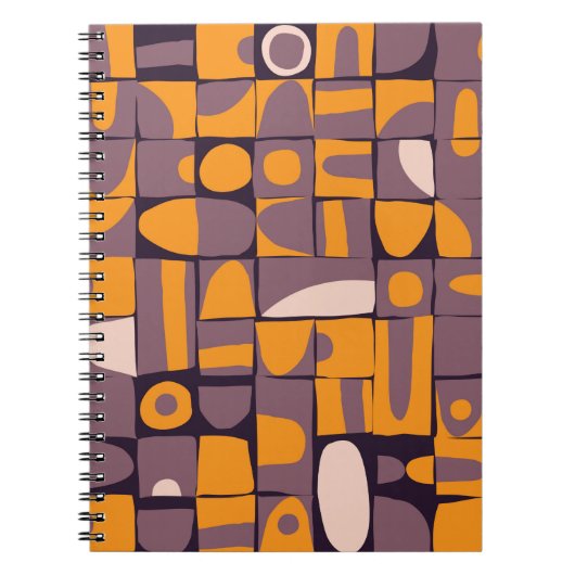 Carnet Conception motif transparente avec bracelet géomét (Devant)