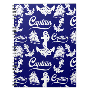 Carnet Conception nautique d'ancre de voilier capitaine
