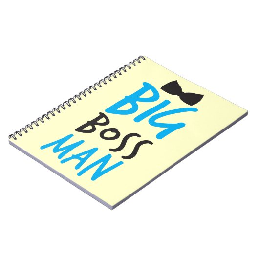 Carnet Conception NP d'homme de patron (Côté gauche)