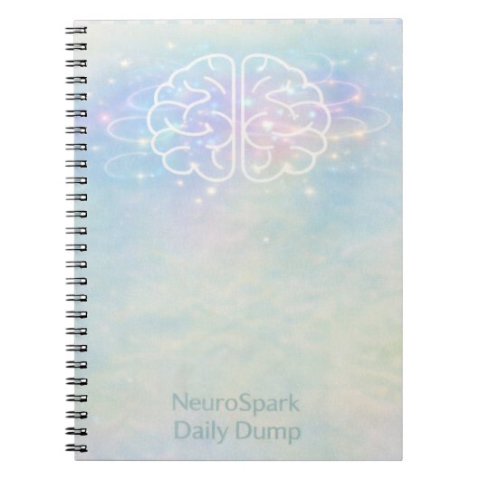 Carnet Conception pastel de décharge quotidienne Neurodiv (Devant)