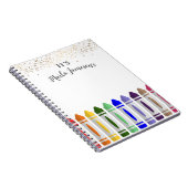 Carnet Conception personnalisée Crayon Star (Côté Droit)