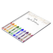 Carnet Conception personnalisée Crayon Star (Côté gauche)