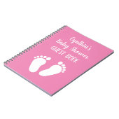 Carnet Conception personnalisée d'album pour fête de bébé (Côté gauche)