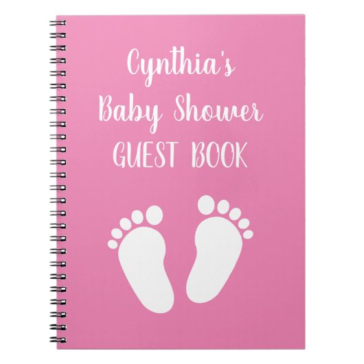 Carnet Conception personnalisée d'album pour fête de bébé (Devant)