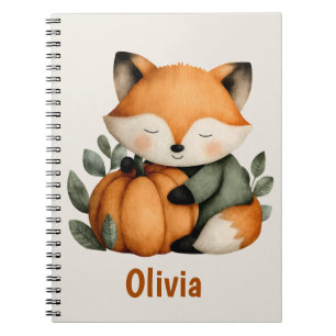 Carnet Conception personnalisée de citrouille de renard p