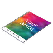 Carnet Conception personnalisée de logo d'image de photo  (Côté gauche)