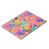 Carnet Conception personnalisée de renouveau rétro Memphi (Côté gauche)