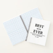 Carnet Conception personnalisée simple Meilleure maman Ca (Intérieur)