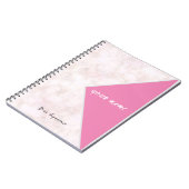 Carnet Conception Populaire Marbre Blanc (Côté gauche)