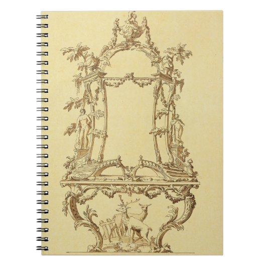 Carnet Conception pour un Tableau de console (lavage de (Devant)