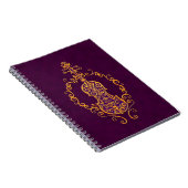 Carnet Conception pourpre d'or complexe de violon (Côté Droit)