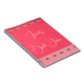 Carnet Conception Rose Bourgogne (Côté Droit)