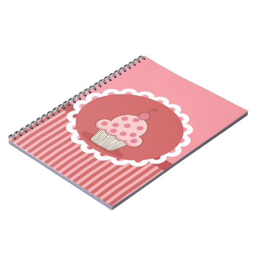 Carnet Conception rose de petit gâteau (Côté gauche)