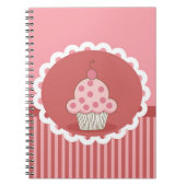 Carnet Conception rose de petit gâteau (Devant)