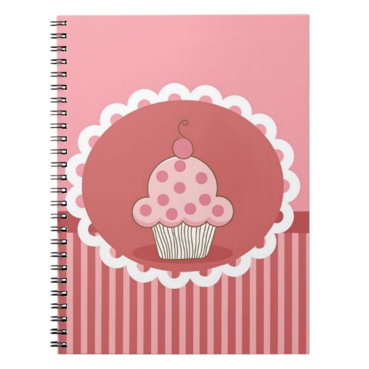 Carnet Conception rose de petit gâteau (Devant)