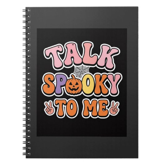 Carnet Conception Spooky Talk Spooky To Me Halloween_1 (Devant)