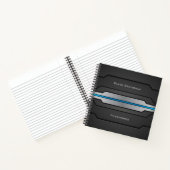 Carnet Conception technique avec Blue Glow et titres pers (Intérieur)