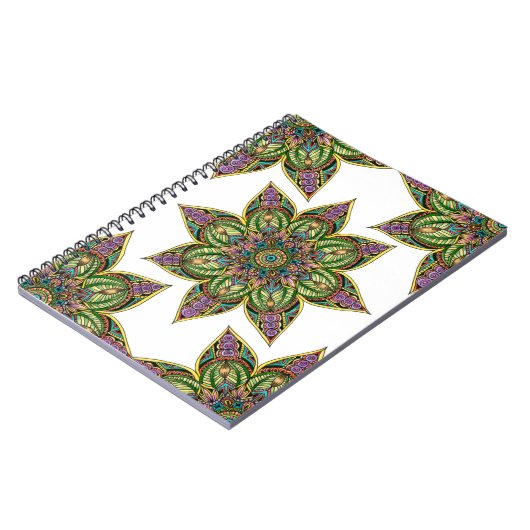 Carnet Conception terreuse de mandala (Côté gauche)