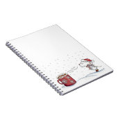 Carnet Conception tirée par la main mignonne de souris (Côté Droit)