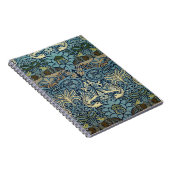 Carnet Conception tissée de paon et de dragon de William (Côté Droit)