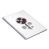 Carnet Conception vectorielle de feux d'artifice de fleur (Côté Droit)