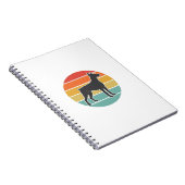 Carnet Conception vectorielle de silhouette de chien au c (Côté Droit)