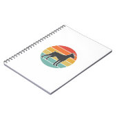 Carnet Conception vectorielle de silhouette de chien au c (Côté gauche)