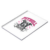 Carnet Conception vectorielle de sœur Pitbull amateur de (Côté gauche)