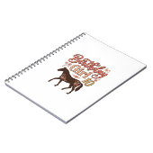 Carnet Conception vectorielle florale de cheval 10 pour f (Côté gauche)